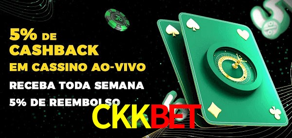 Promoções do cassino ao Vivo CKKbet
